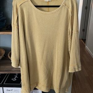 Oversized boutique waffle knit